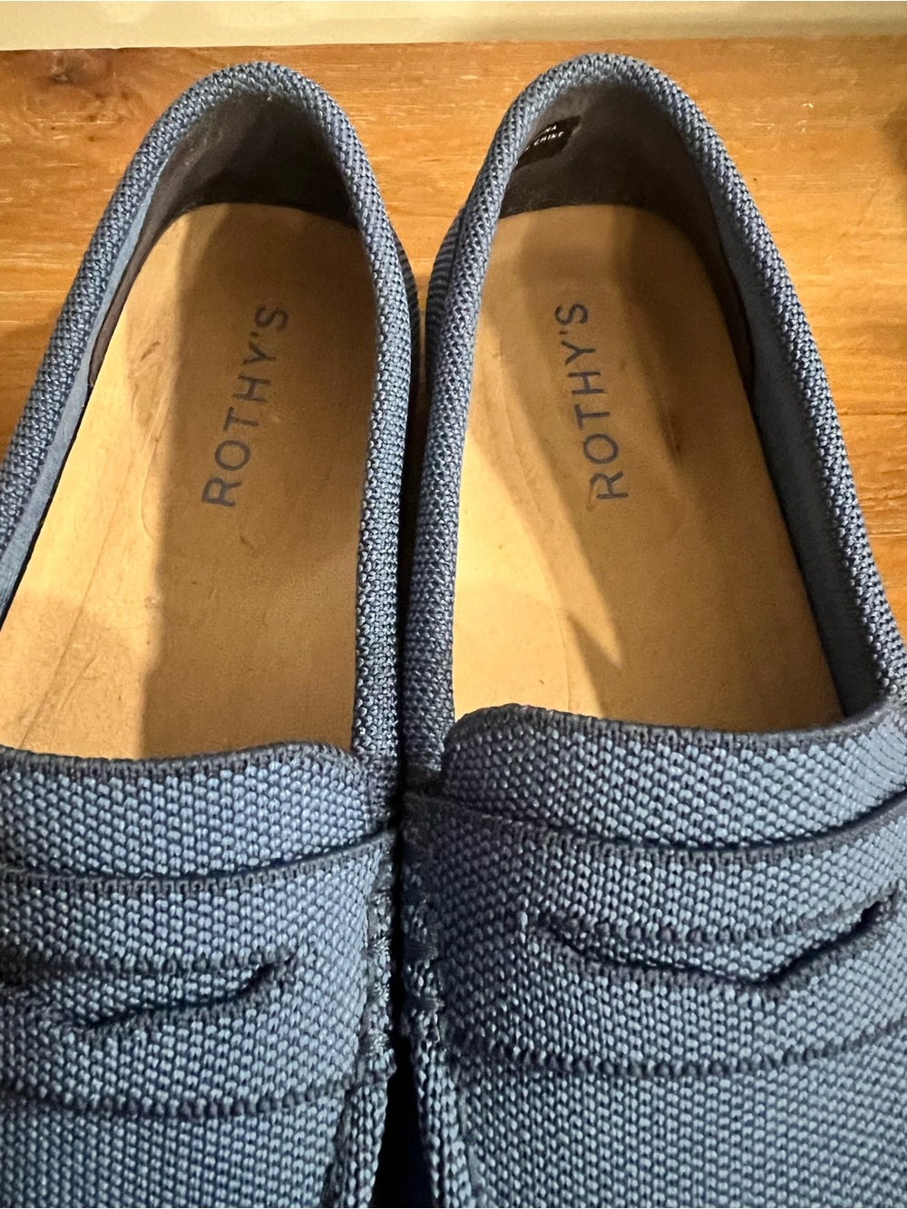 Worn once, like new Rothys blue drivers - Picture 8 of 8